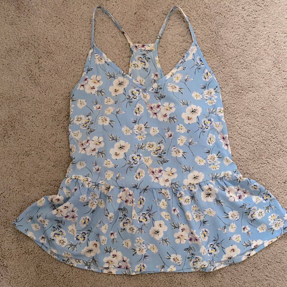 Floral flowy Tank Top Blouse